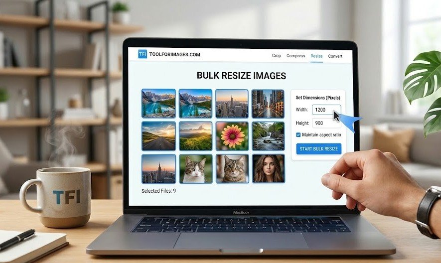 Bulk Resizing Multiple Images Online